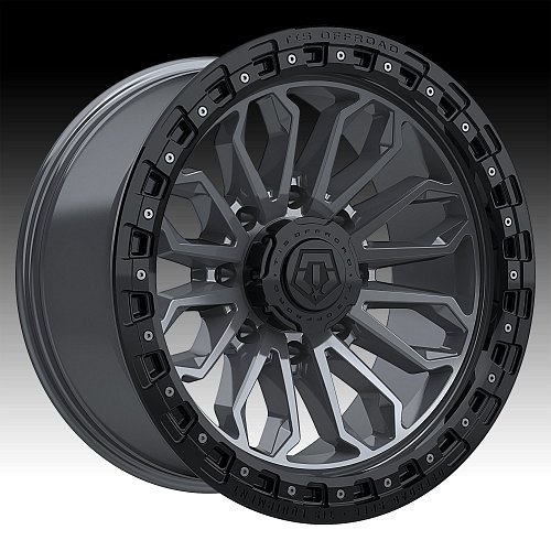 TIS Wheels 556AB (8-Lug) Satin Anthracite Custom Truck Wheels 1